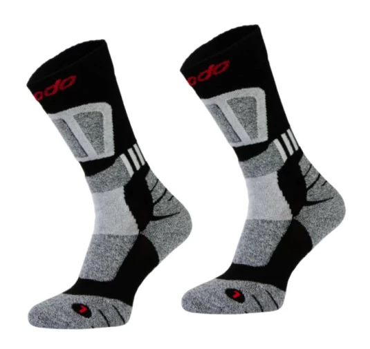 Skarpety techniczne Comodo trekingowe czarno-białe 35-38