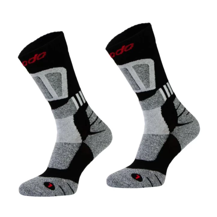 Skarpety techniczne Comodo trekingowe czarno-białe 35-38