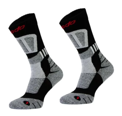 Skarpety techniczne Comodo trekingowe czarno-białe 43-46