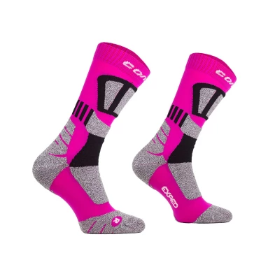 Skarpety techniczne Comodo trekingowe fuksja 35-38