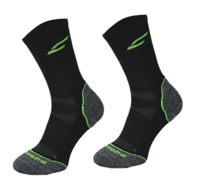 Skarpety trekingowe Comodo Performance czarno-zielone 43-46