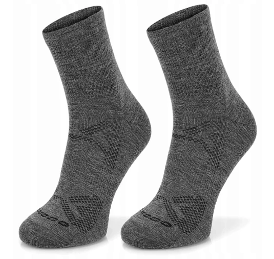 Skarpety trekkingowe Comodo Everyday Merino Wool jasnoszare 35-38