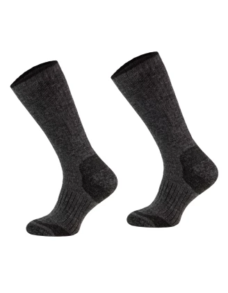 Skarpety turystyczne Comodo Alpaca grube ciemnoszare 35-38