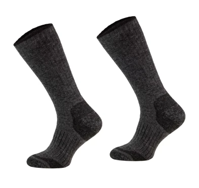 Skarpety turystyczne Comodo Alpaca grube ciemnoszare 39-42