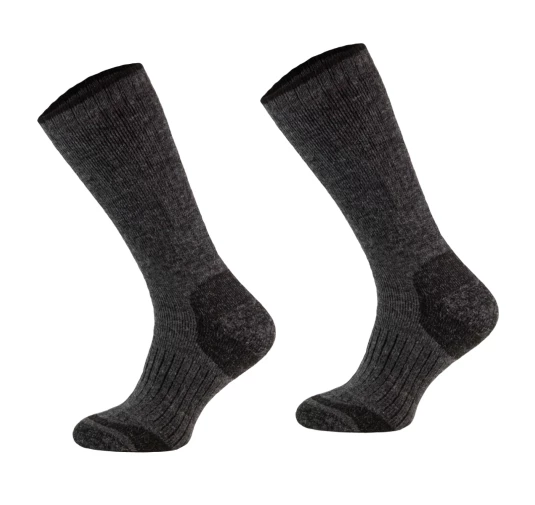 Skarpety turystyczne Comodo Alpaca grube ciemnoszare 39-42