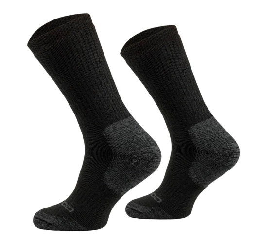 Skarpety turystyczne Comodo Alpaca grube czarne 35-38