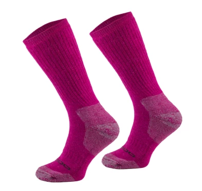 Skarpety turystyczne Comodo Alpaca grube fuksja 39-42