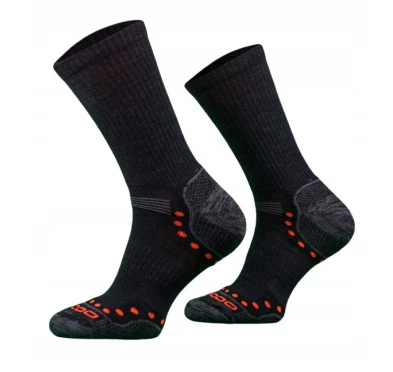 Skarpety turystyczne Comodo Alpaca lekkie czarne 43-46