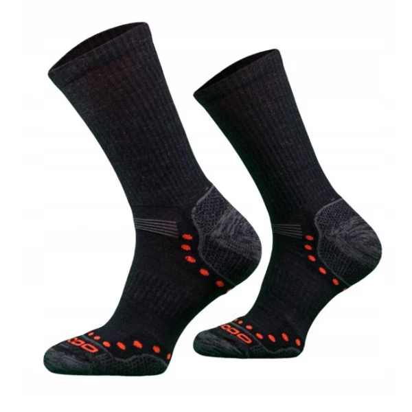 Skarpety turystyczne Comodo Alpaca lekkie czarne 43-46 Skarpety turystyczne Comodo Alpaca lekkie czarne 43-46