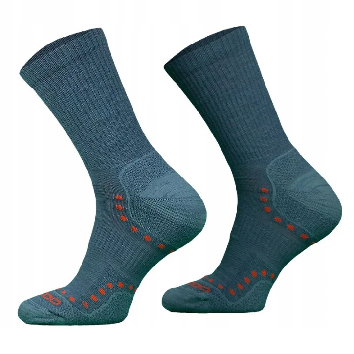 Skarpety turystyczne Comodo Alpaca lekkie denimowe 43-46