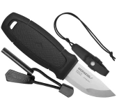 Nóż Morakniv Eldris czarny z zestawem Neck Knife stal nierdzewna