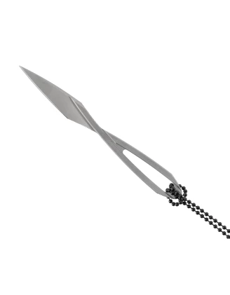 Nóż na szyję Civivi D-Art C21001-1 - stylowy srebrny nóż