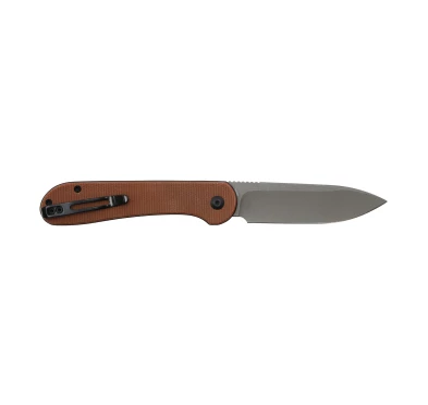 Nóż składany Civivi Button Lock Elementum C2103D brown micarta
