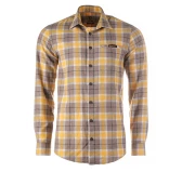 Koszula męska Tagart Sunny, flanelowa, w zółto-brązowoą kratę 3XL