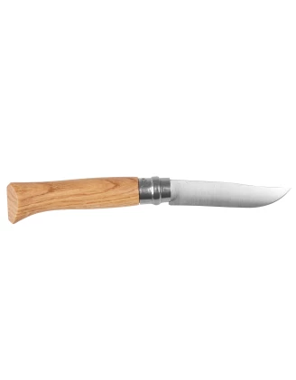Nóż Opinel 8 inox dąb seria Animal - jeleń: Stylowy i funkcjonalny!