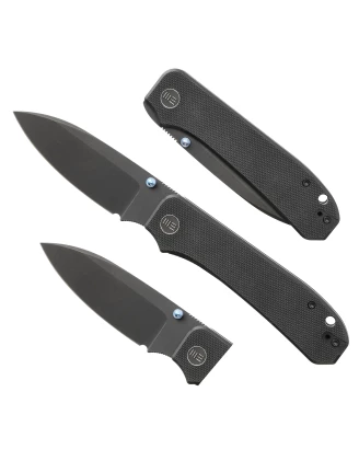 Nóż składany WE Knife Big Banter - czarny | WE21045-1 (60 znaków)
