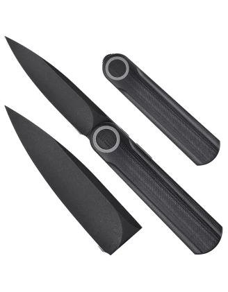 Nóż składany WE Knife Eidolon - Czarny elegancki design