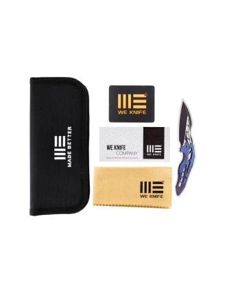 WE Knife Nitro Mini - składany nóż z szaro-czarną mikartą