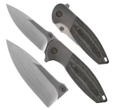 Nóż składany WE Knife Nitro Mini WE22015-3 gray / black micarta