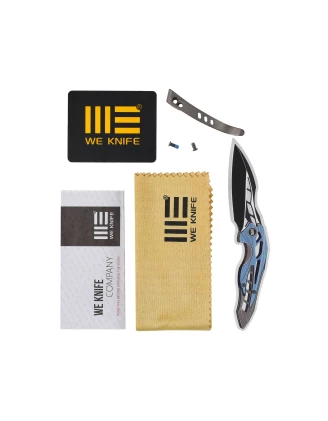 Elegancki nóż WE Knife Snick WE19022F-5 w kolorze szarym / ciemnozielonym micarcie