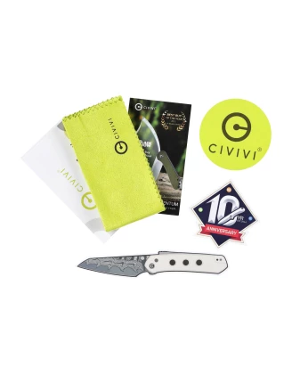 Nóż o stałej klindze Civivi Tamashii C19046-3 - czerń