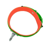 Obroża tropowa 4wild.eu BioThane 38 mm 38-52 cm pomarańczowo - zielona Obroża tropowa 4wild.eu BioThane 38 mm 38-52 cm pomarańczowo - zielona