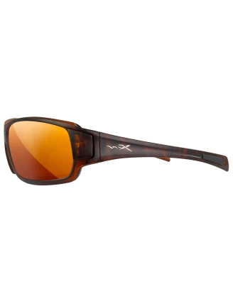 Okulary polaryzacyjne Wiley X Breach Captivate CCBRH04 bronze mirror, brązowe oprawki