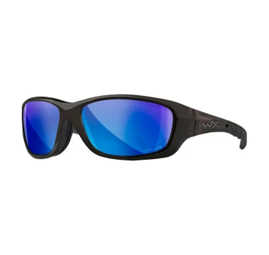 Okulary polaryzacyjne Wiley X Gravity Captivate CCGRA19 blue mirror, czarne oprawki