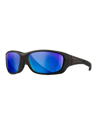 Okulary polaryzacyjne Wiley X Gravity Captivate CCGRA19 blue mirror, czarne oprawki