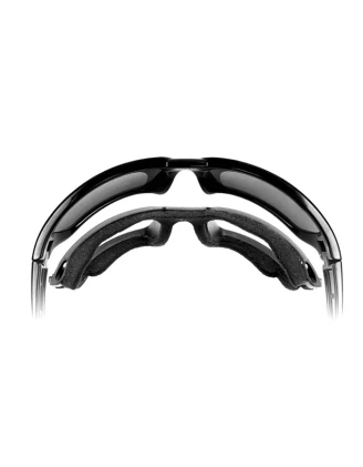 Okulary polaryzacyjne Wiley X Gravity Captivate CCGRA19 blue mirror, czarne oprawki