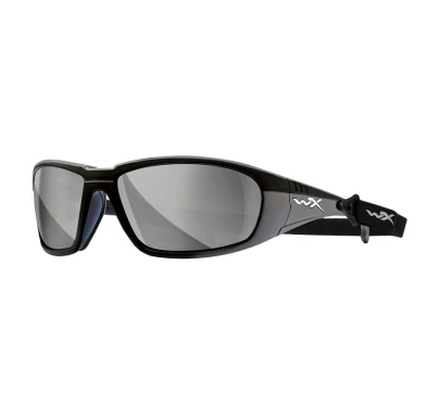 Okulary taktyczne Wiley X Boss CCBOS06 grey silver flash, czarne oprawki