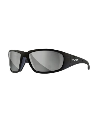 Okulary taktyczne Wiley X Boss CCBOS06 grey silver flash, czarne oprawki