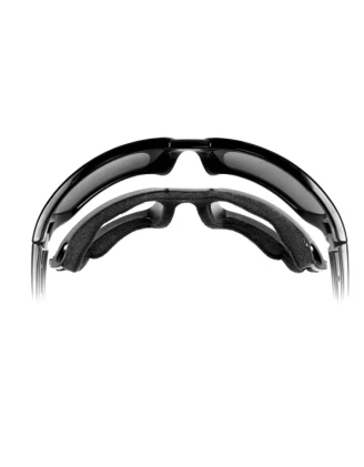 Okulary taktyczne Wiley X Boss CCBOS06 grey silver flash, czarne oprawki