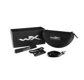 Okulary taktyczne Wiley X Boss CCBOS06 grey silver flash, czarne oprawki