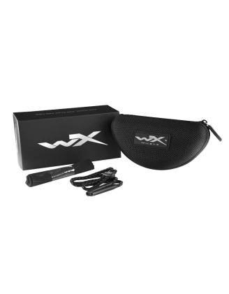 Okulary taktyczne Wiley X Peak ACPEA06 grey, silver flash, czarne oprawki