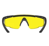 Okulary Wiley X Saber Advanced 300 pale yellow, czarne oprawki