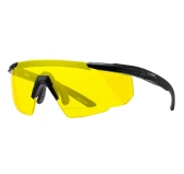 Okulary Wiley X Saber Advanced 300 pale yellow, czarne oprawki