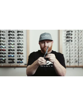 Okulary taktyczne Wiley X Valor 2.5 CHVAL06 grey / clear / light rust, czarne oprawki