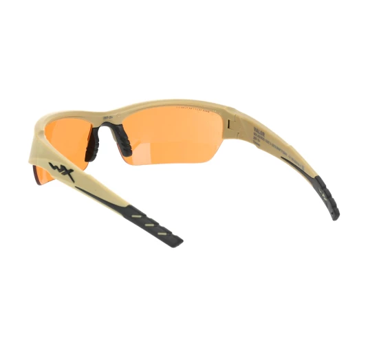 Okulary Wiley X Valor 2.5 CHVAL06T grey / clear / light rust, jasnobrązowe oprawki