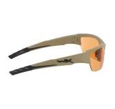 Okulary Wiley X Valor 2.5 CHVAL06T grey / clear / light rust, jasnobrązowe oprawki Okulary Wiley X Valor 2.5 CHVAL06T grey / clear / light rust, jasnobrązowe oprawki