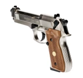 Pistolet wiatrówka Beretta M92 FS nickel/wood 4,5 mm Diabolo CO2