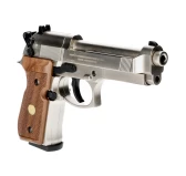 Pistolet wiatrówka Beretta M92 FS nickel/wood 4,5 mm Diabolo CO2