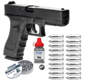 Pistolet wiatrówka Glock 17 blowback 4,5 mm BB/Diabolo CO2