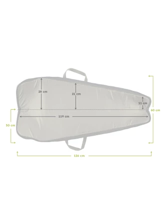 Pokrowiec futerał na sztucer FSL18G-4 oliwka gąbka obszyta