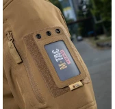 Pokrowiec na identyfikator M-Tac z przezroczystym panelem coyote
