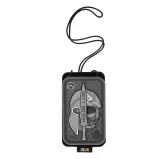 Pokrowiec na identyfikator M-Tac z przezroczystym panelem czarny