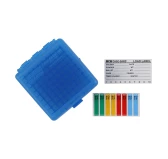 Pudełko na amunicję kulową MTM RS-100-24 223rem 100szt. Niebieskie