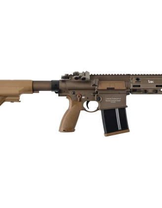 Replika karabinek ASG H&K Heckler&Koch HK M110 A1 6 mm gaz, zielono-brązowy