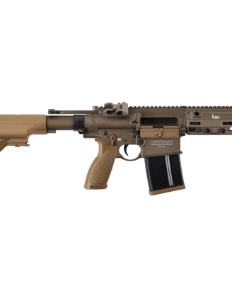 Replika karabinek ASG H&K Heckler&Koch HK M110 A1 6 mm gaz, zielono-brązowy