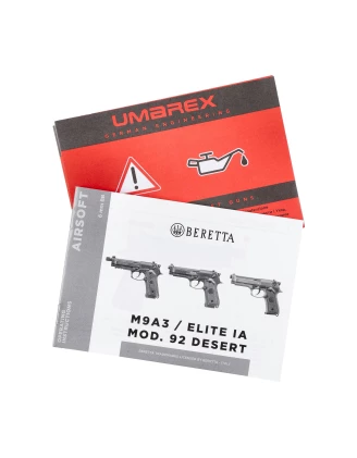 Pistolet ASG Beretta Elite IA 6 mm - Zjawiskowy model z GBB!